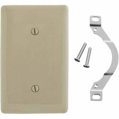Bryant Electric - Wall Plates Wall Plate Type: Blank Wall Plate Color: Ivory - Industrial Tool & Supply