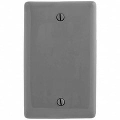 Wall Plates; Wall Plate Type: Blank Wall Plates; Wall Plate Configuration: Blank; Shape: Rectangle; Wall Plate Size: Standard; Number of Gangs: 1; Overall Length (mm): 4.6300 in; Overall Length (Inch): 4.6300; Overall Width (Decimal Inch): 2.8800; Overall