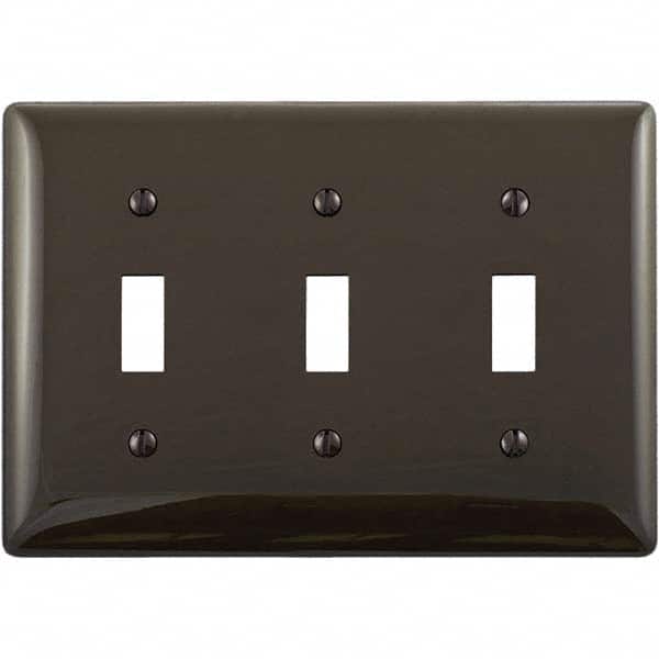 Bryant Electric - Wall Plates Wall Plate Type: Switch Plates Color: Brown - Industrial Tool & Supply