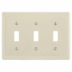 Bryant Electric - Wall Plates Wall Plate Type: Switch Plates Color: Light Almond - Industrial Tool & Supply