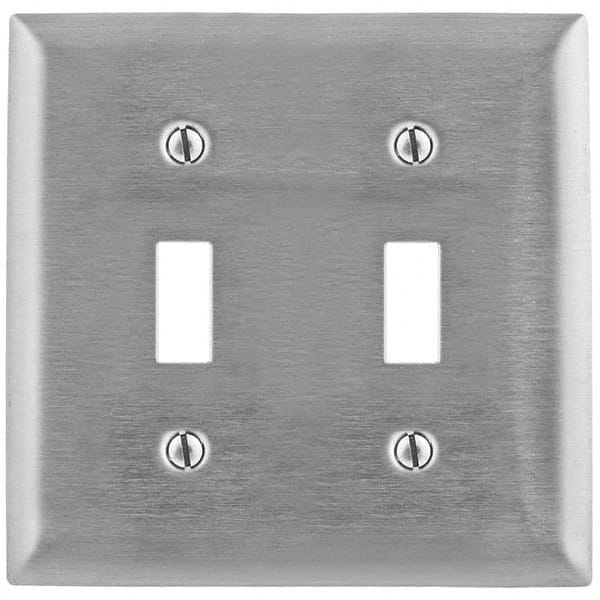 Bryant Electric - Wall Plates Wall Plate Type: Switch Plates Color: Metallic - Industrial Tool & Supply