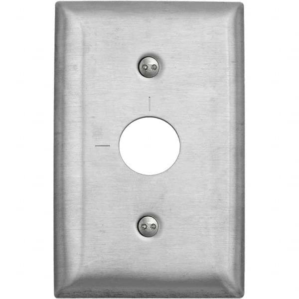 Bryant Electric - Wall Plates Wall Plate Type: Switch Plates Color: Metallic - Industrial Tool & Supply