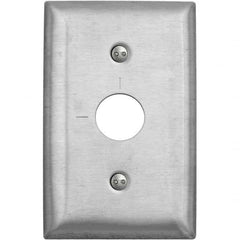 Bryant Electric - Wall Plates Wall Plate Type: Switch Plates Color: Metallic - Industrial Tool & Supply