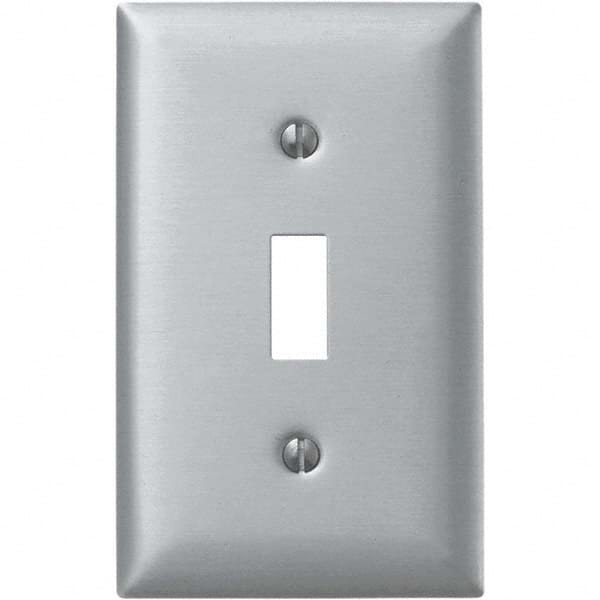 Bryant Electric - Wall Plates Wall Plate Type: Switch Plates Color: Metallic - Industrial Tool & Supply