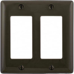 Wall Plates; Wall Plate Type: Outlet Wall Plates; Wall Plate Configuration: GFCI/Surge Receptacle; Shape: Rectangle; Wall Plate Size: Standard; Number of Gangs: 2; Overall Length (mm): 4.6300 in; Overall Length (Inch): 4.6300; Overall Width (Decimal Inch)