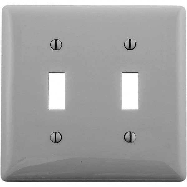 Wall Plates; Wall Plate Type: Switch Plates; Wall Plate Configuration: GFCI/Surge Receptacle; Shape: Rectangle; Wall Plate Size: Standard; Number of Gangs: 2; Overall Length (mm): 4.6300 in; Overall Length (Inch): 4.6300; Overall Width (Decimal Inch): 4.6