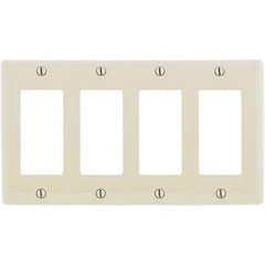Bryant Electric - Wall Plates Wall Plate Type: Outlet Wall Plates Color: Light Almond - Industrial Tool & Supply