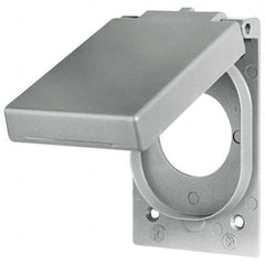 Bryant Electric - Weatherproof Box Covers Cover Shape: Rectangle Number of Holes in Outlet: 1 - Industrial Tool & Supply
