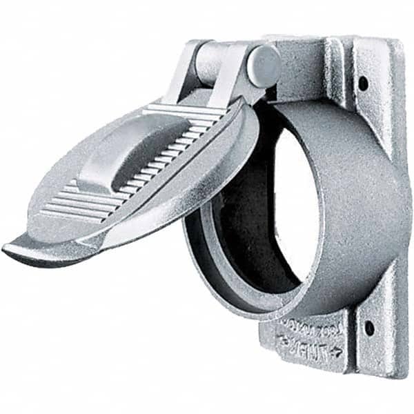 Bryant Electric - Weatherproof Box Covers Cover Shape: Rectangle Number of Holes in Outlet: 1 - Industrial Tool & Supply