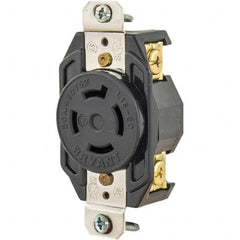 Twist Lock Receptacles; Receptacle/Part Type: Receptacle; Gender: Female; NEMA Configuration: L16-20R; Flange Style: No Flange; Amperage: 20 A; Number Of Poles: 3; Number Of Wires: 4; Maximum Cord Diameter: 29.20 mm; Resistance Features: Impact-Resistant;