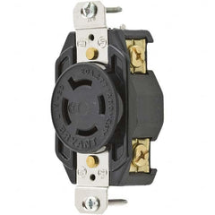 Twist Lock Receptacles; Receptacle/Part Type: Receptacle; Gender: Female; NEMA Configuration: L19-20R; Flange Style: No Flange; Amperage: 20 A; Number Of Poles: 4; Number Of Wires: 4; Maximum Cord Diameter: 29.20 mm; Resistance Features: Impact-Resistant;