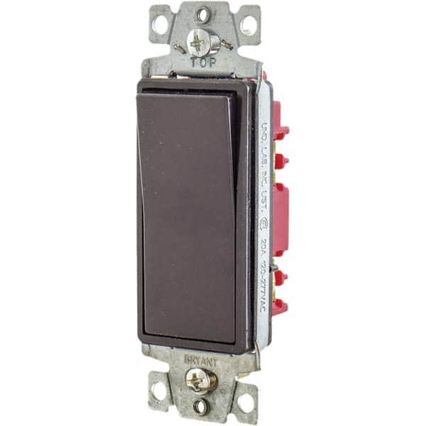 Bryant Electric - Wall & Dimmer Light Switches Switch Type: NonDimmer Switch Operation: Rocker - Industrial Tool & Supply