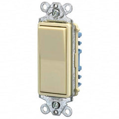 Bryant Electric - Wall & Dimmer Light Switches Switch Type: Three Way Switch Operation: Rocker - Industrial Tool & Supply