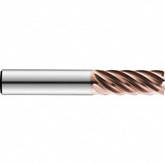 SGS - 8" Diam 7 Flute Solid Carbide 0.5mm Corner Radius End Mill - Industrial Tool & Supply