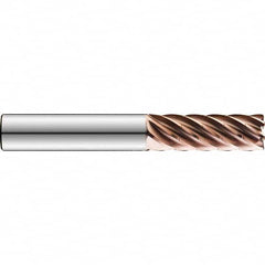 SGS - 8" Diam 7 Flute Solid Carbide 0.5mm Corner Radius End Mill - Industrial Tool & Supply