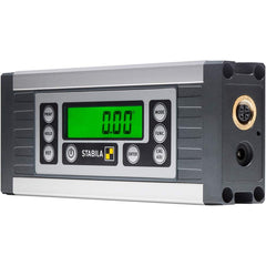 Stabila - Digital & Dial Protractors Style: Digital Protractor Measuring Range (Degrees): 360.00 - Industrial Tool & Supply