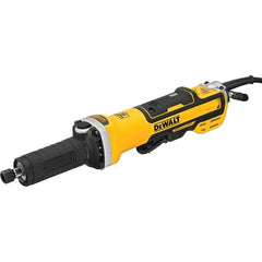 DeWALT - 1/4" Collet, 7,500-25,000 RPM, Inline, Electric Die Grinder - Industrial Tool & Supply