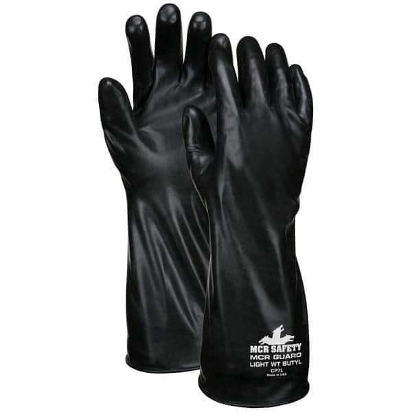 MCR Safety - Chemical Resistant Gloves Material: Butyl Numeric Size: 8 - Industrial Tool & Supply