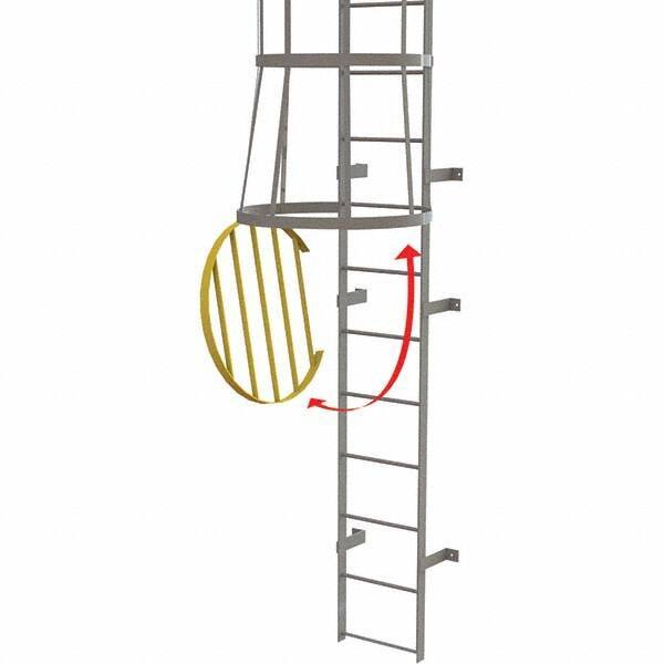 TRI-ARC - Ladder Accessories Type: Door For Use With: Tri-Arc Fixed Yellow Steel Cage Ladders - Industrial Tool & Supply