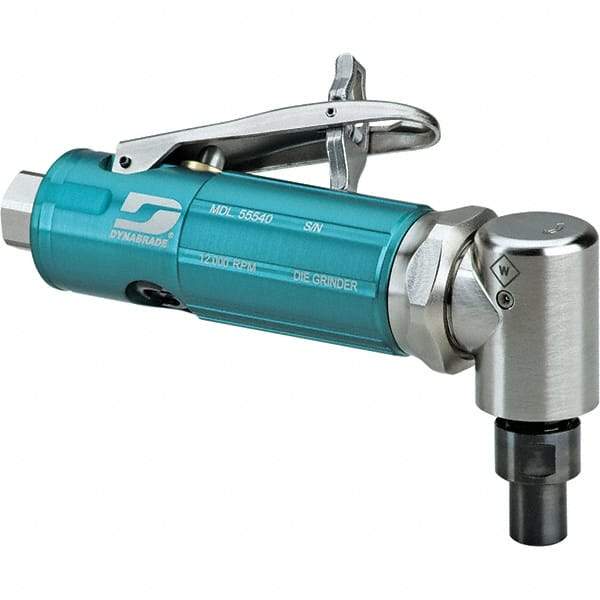 Dynabrade - Air Die Grinders Type: Angle Die Grinder Collet Size (Inch): 1/4 - Industrial Tool & Supply