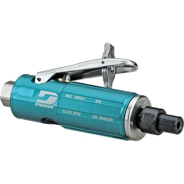 Dynabrade - Air Die Grinders Type: Straight Die Grinder Collet Size (Inch): 1/4 - Industrial Tool & Supply