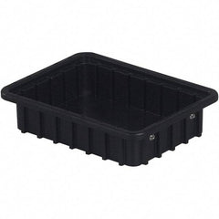 LEWISBins+ - 8-3/8" Wide x 2-1/2" High, Black Bin Divider Box - Use with DV0825 Short, DV1025 Long - Industrial Tool & Supply