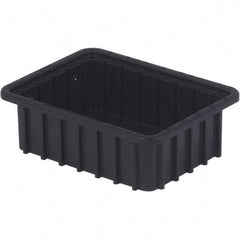 LEWISBins+ - 8-3/8" Wide x 3-1/2" High, Black Bin Divider Box - Use with DV0835 Short, DV1035 Long - Industrial Tool & Supply