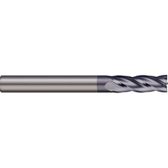 Square End Mill: 0.6299'' Dia, 1.378'' LOC, 3 Flutes, Solid Carbide Single End, AlTiN Finish, 30 ° Helix, Centercutting, RH Cut, RH Flute