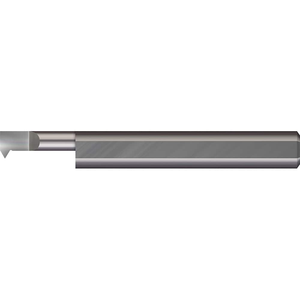 Micro 100 - Single Point Threading Tools; Thread Type: Internal ; Material: Solid Carbide ; Profile Angle: 60 ; Threading Diameter (Decimal Inch): 0.3600 ; Cutting Depth (Decimal Inch): 1.8000 ; Maximum Threads Per Inch: 28 - Exact Industrial Supply