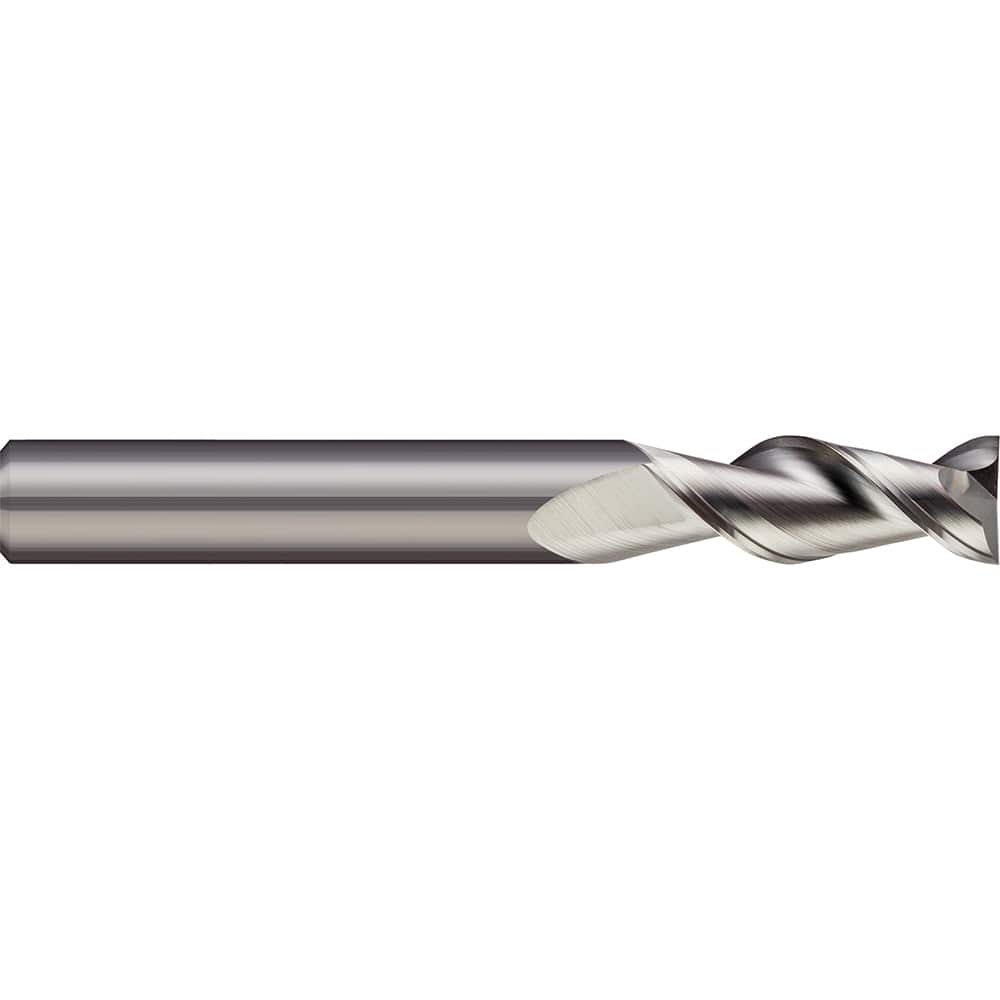 Square End Mill: 0.5512'' Dia, 1.1811'' LOC, 3 Flutes, Solid Carbide Single End, Uncoated, 45 ° Helix, Centercutting, RH Cut, RH Flute
