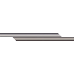 Micro 100 - Tool Bit Blanks; Material: Solid Carbide ; End Shape: Split End ; Width/Diameter (Inch): 5/16 ; Overall Length (Inch): 2-1/2 - Exact Industrial Supply