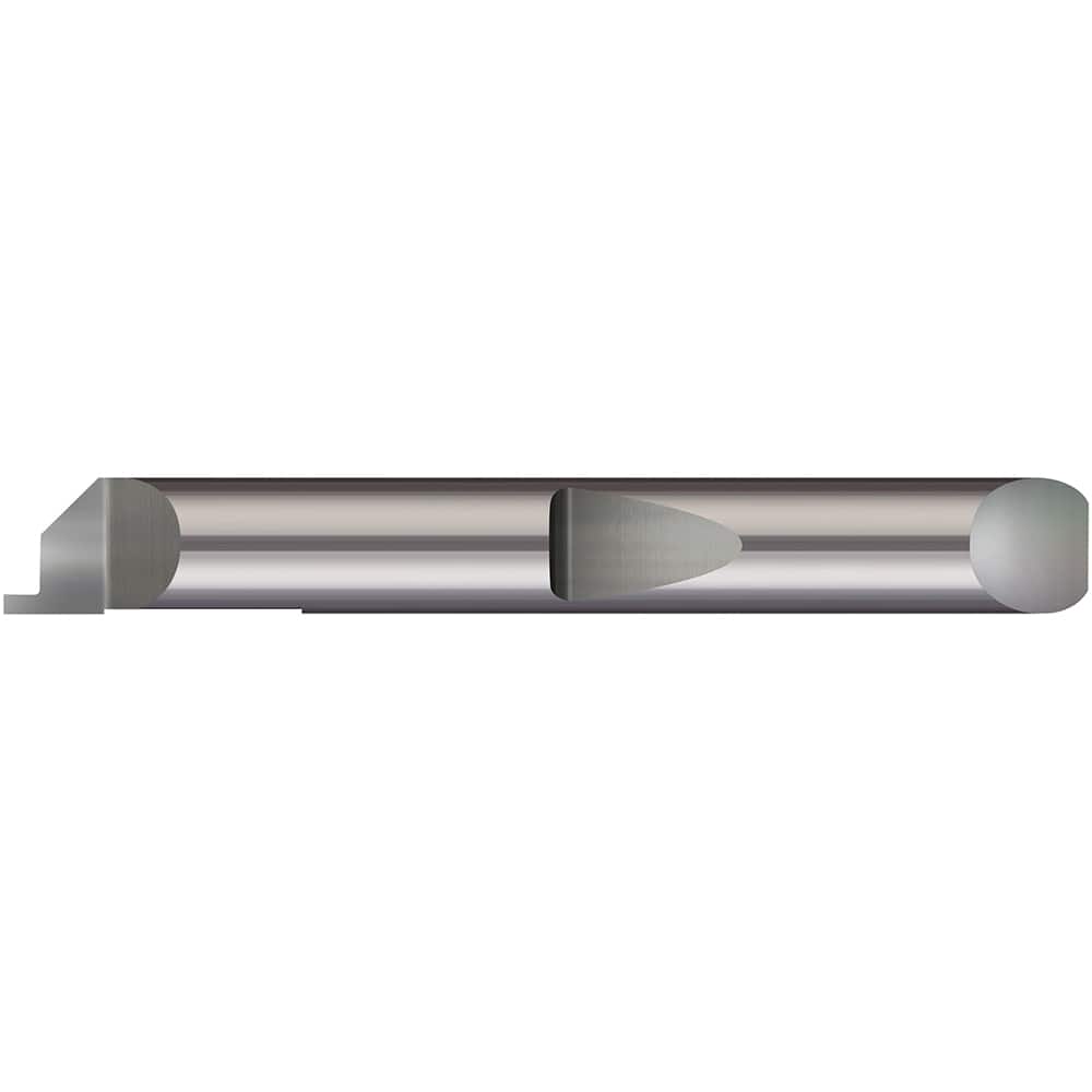 Micro 100 - Grooving Tools; Grooving Tool Type: Face ; Material: Solid Carbide ; Shank Diameter (Decimal Inch): 0.2500 ; Shank Diameter (Inch): 1/4 ; Groove Width (Decimal Inch): 0.0400 ; Projection (Decimal Inch): 0.0750 - Exact Industrial Supply