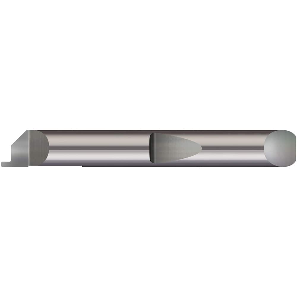Micro 100 - Grooving Tools; Grooving Tool Type: Face ; Material: Solid Carbide ; Shank Diameter (Decimal Inch): 0.2500 ; Shank Diameter (Inch): 1/4 ; Groove Width (Decimal Inch): 0.0390 ; Projection (Decimal Inch): 0.0500 - Exact Industrial Supply