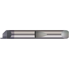 Micro 100 - Grooving Tools; Grooving Tool Type: Face ; Material: Solid Carbide ; Shank Diameter (Decimal Inch): 0.2500 ; Shank Diameter (Inch): 1/4 ; Groove Width (Decimal Inch): 0.0150 ; Projection (Decimal Inch): 0.0250 - Exact Industrial Supply