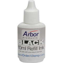 Ability One - Rubber Stamp Accessories; Type: Refill Ink ; Color: Black ; Container Size: 0.35 oz - Exact Industrial Supply