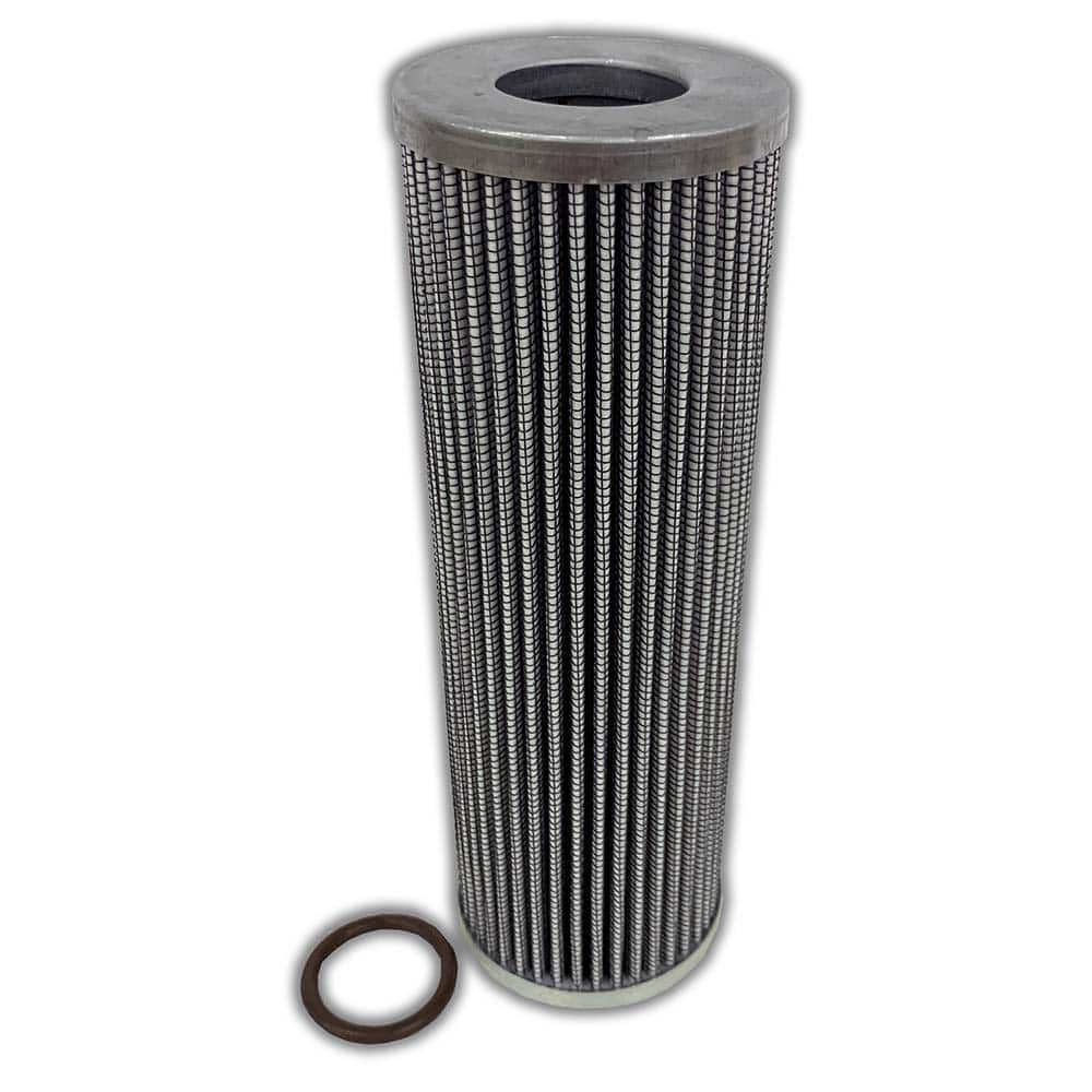 Replacement/Interchange Hydraulic Filter Element: Microglass, 10  µ