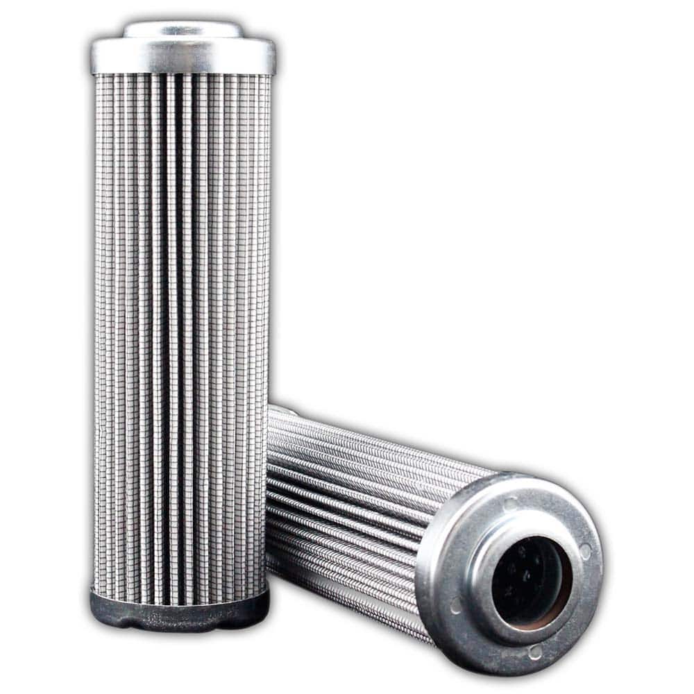 Replacement/Interchange Hydraulic Filter Element: Microglass, 10  µ