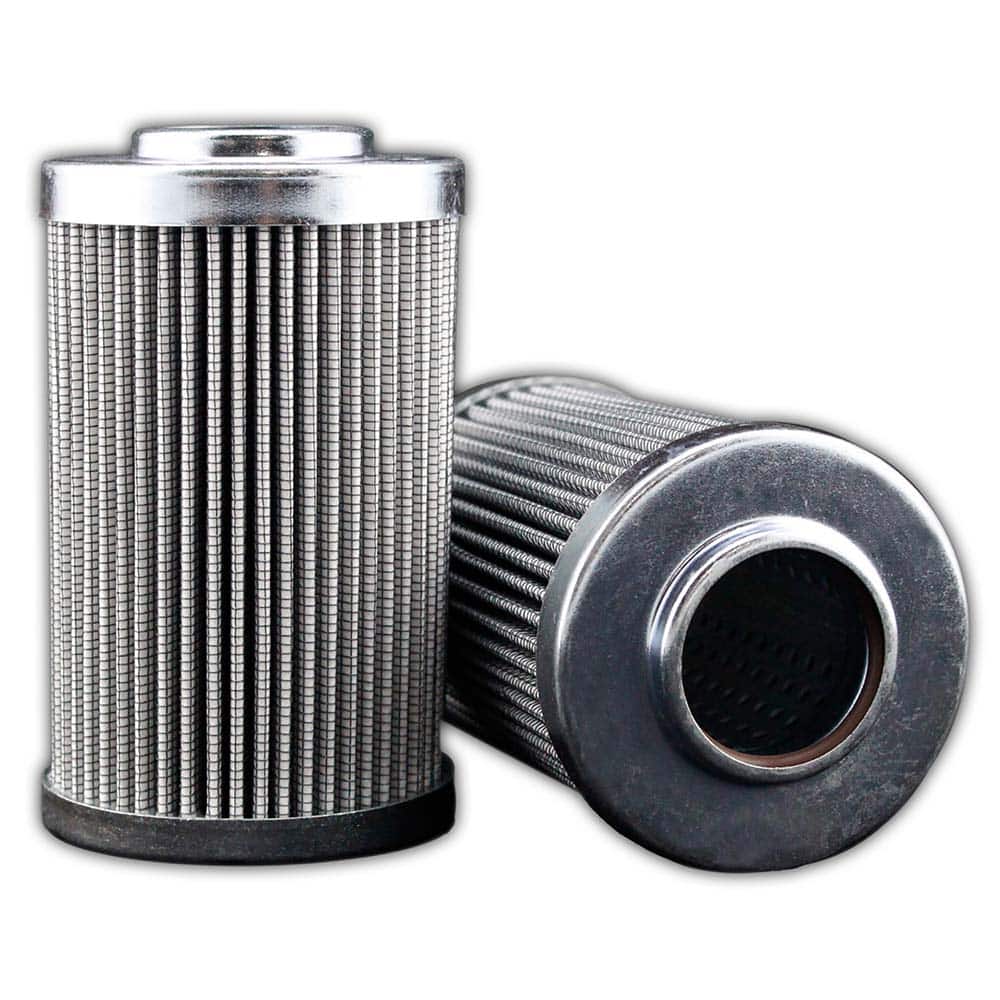 Replacement/Interchange Hydraulic Filter Element: Microglass, 10  µ