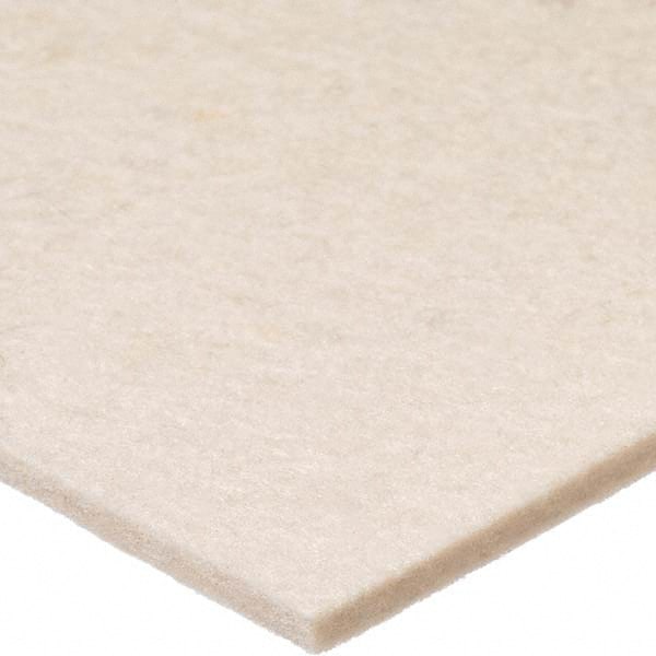 USA Sealing - 60 x 36 x 3/16" White Pressed Wool Felt Sheet - Industrial Tool & Supply