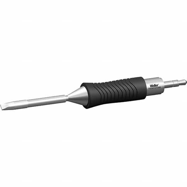 Weller - Soldering Iron Tips; Type: Chisel Tip ; For Use With: T0052921399N ; Tip Diameter: 3.200 (Inch); Tip Diameter: 3.200 (mm) - Exact Industrial Supply