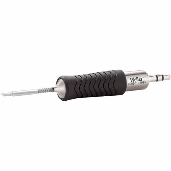 Weller - Soldering Iron Tips; Type: Knife Tip ; For Use With: T0052922899 ; Tip Diameter: 2.500 (Inch); Tip Diameter: 2.500 (mm) - Exact Industrial Supply
