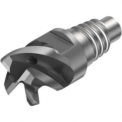 Sandvik Coromant - 1/2" Mill Diam, 0.315" LOC, 0.315" OAL, 4 Flute Square End Mill Head - Industrial Tool & Supply