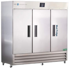 American BioTech Supply - Laboratory Refrigerators and Freezers; Type: Pharmacy Refrigerator ; Volume Capacity: 72 Cu. Ft. ; Minimum Temperature (C): 2.00 ; Maximum Temperature (C): 8.00 ; Width (Inch): 81 ; Depth (Inch): 35-3/4 - Exact Industrial Supply