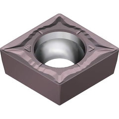 CCMT21.52EGU AC6040M Carbide Turning Insert Absotech Finish, 0.252″ Long, 1/4″ Inscribed Circle, 0.0315″ Corner Radius, 0.0937″ Thick, Series AC6000M