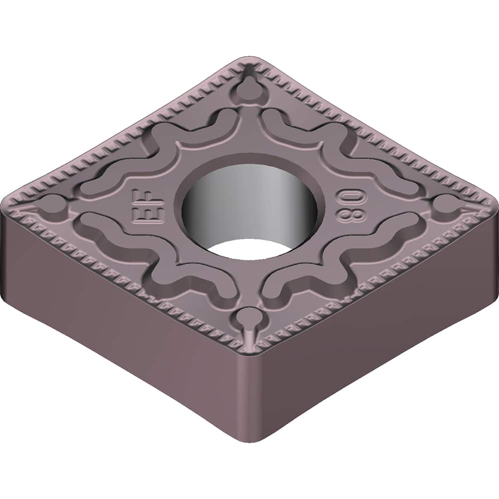 CNMG331EEF AC6040M Carbide Turning Insert Absotech Finish, 0.3819″ Long, 3/8″ Inscribed Circle, 0.0157″ Corner Radius, 0.1874″ Thick, Series AC6000M