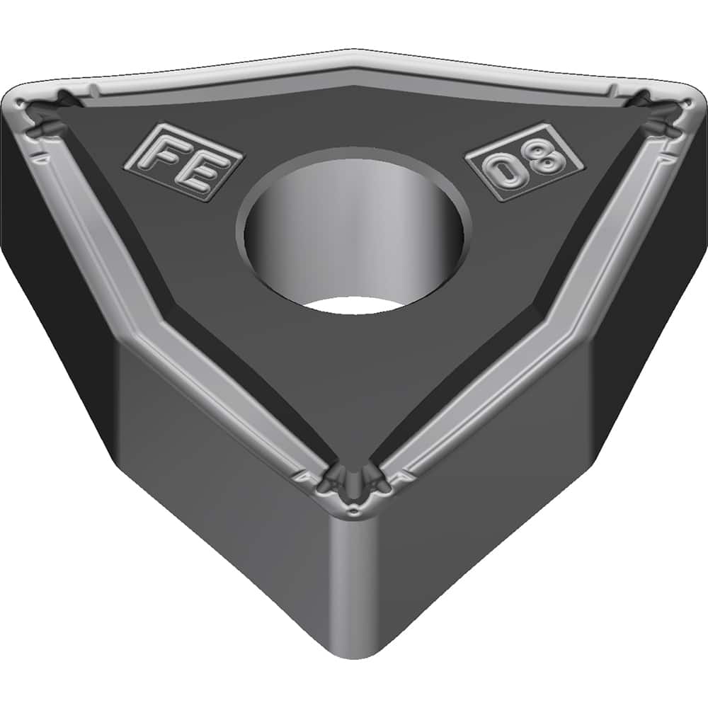 WNMG332EFE AC6030M Carbide Turning Insert Absotech Finish, 0.2559″ Long, 3/8″ Inscribed Circle, 0.0315″ Corner Radius, 0.1874″ Thick, Series AC6000M