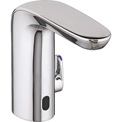 American Standard - Electronic & Sensor Faucets; Type: Single Hole ; Style: Modern ; Type of Power: DC ; Spout Type: Low Arc ; Mounting Centers: Single Hole (Inch) - Exact Industrial Supply