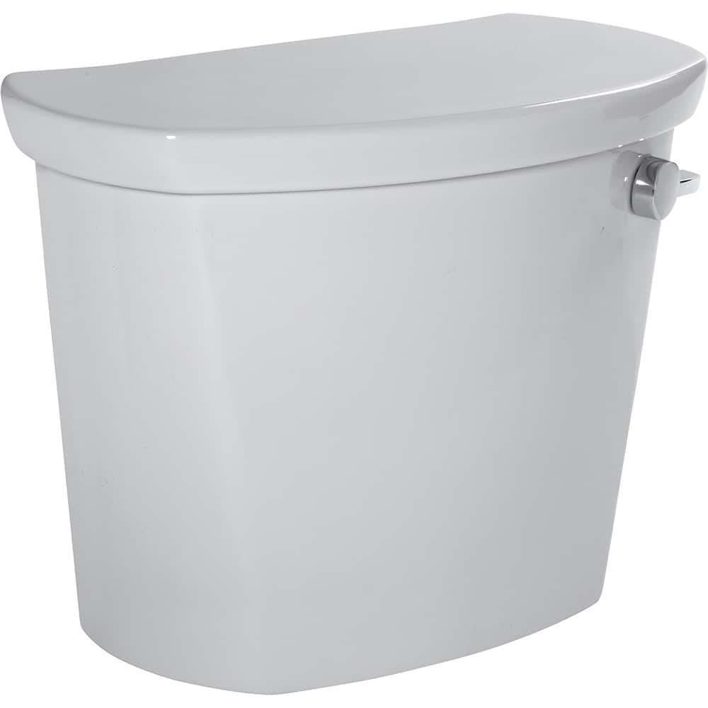 American Standard - Toilets; Type: Right Hand Trip Lever Toilet Tank ; Bowl Shape: Elongated; Round ; Mounting Style: Basic ; Gallons Per Flush: 1.28 ; Overall Height: 13-7/8 ; Overall Width: 17-3/8 - Exact Industrial Supply