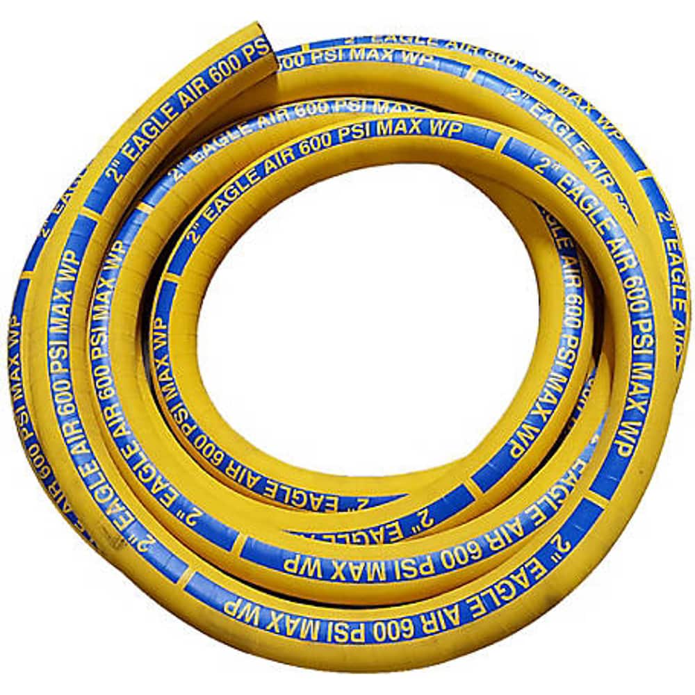 JGB Enterprises - Air & Multi-Purpose Hose; Type: Water & Air Hose ; Material: SBR; NBR ; Inside Diameter (Inch): 2 ; Length (Ft): 50 (Feet); Working Pressure (psi): 600.000 ; End Connections: None - Exact Industrial Supply