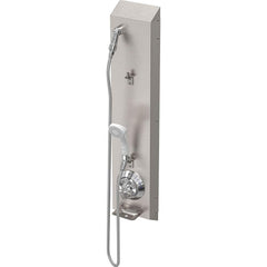 Acorn Engineering - Tub & Shower Faucets; Type: Suface Mounted Shower ; Style: Hand Shower ; Design: Wall Mount ; Material: 18-Gage 304 Stainless Steel ; Handle Type: Push Button ; Handle Material: Stainless Steel - Exact Industrial Supply
